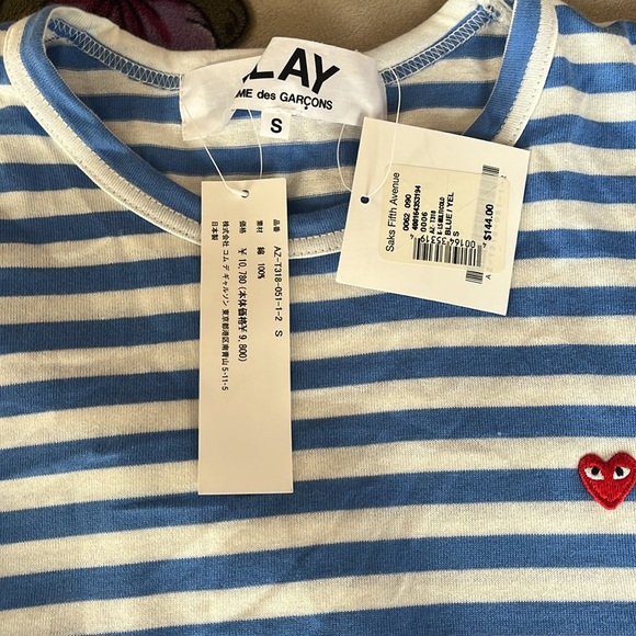 Comme des Garçons PLAY long sleeve multi colored - Picture 5 of 7